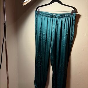 Express Teal Silky Pants